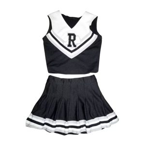 Black and White Classic Cheerleading Uniform
