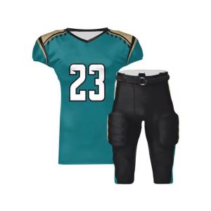 Teal and Black Jersey & Padded Pants